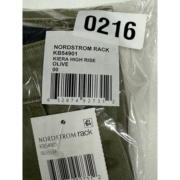 KUT from the Kloth Jeans Kiera High Waist Slim Barrel Cargo NWT size 00 Cotton - Picture 12 of 15